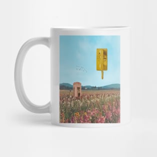 Calling The Sky - Surreal/collage Art Mug